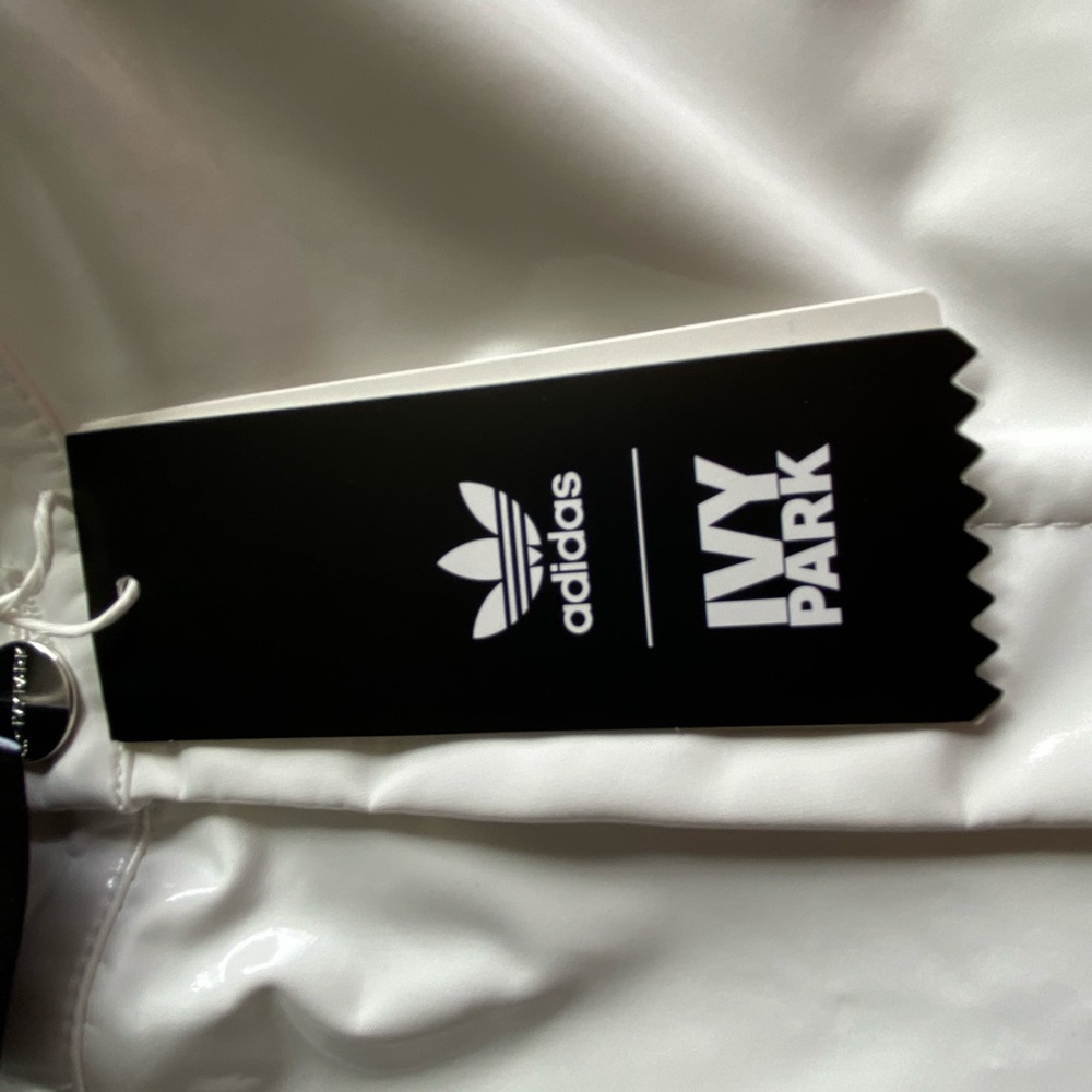 Adidas Ivy Park white leather pants